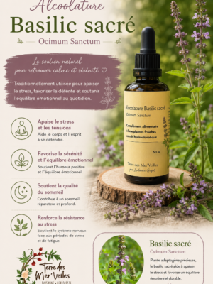 Alcoolature de Basilic