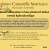 Etiquette_Camomille Alcoolature de Camomille