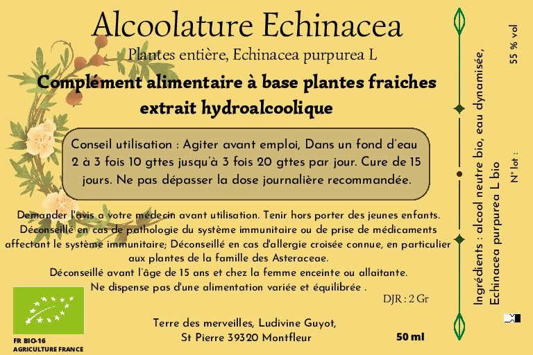 alcoolature Echinacea AB Alcoolature Echinacé