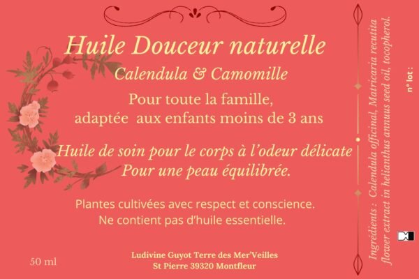 Huile douceur Naturelle